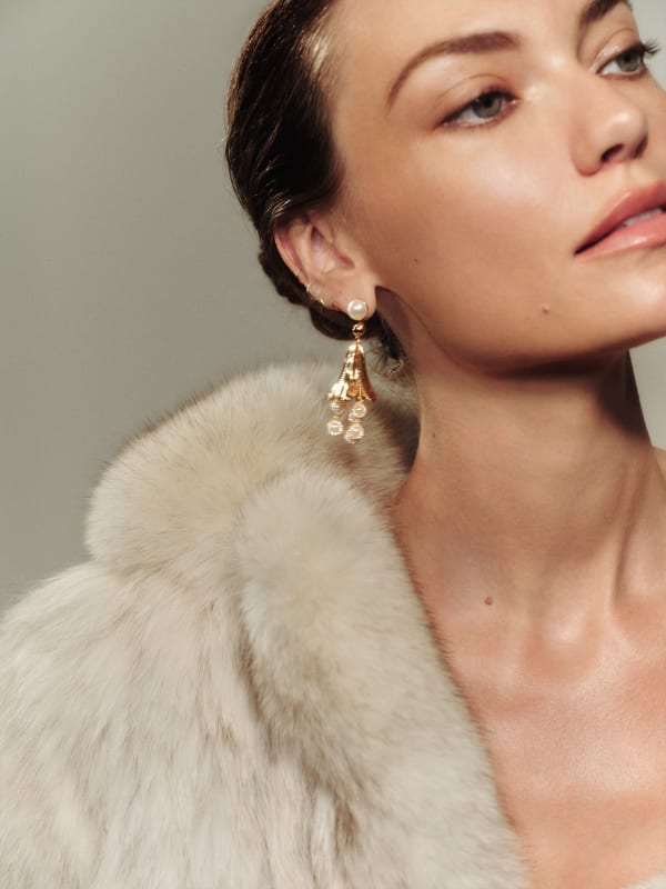 Large Hemingway Earrings - Gold